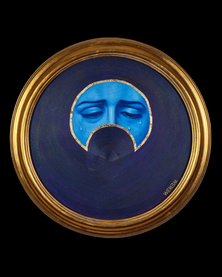 WERIEM ○ Original Art | LA LUNE A DES YEUX 3 | EYES SERIES |