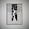 WERIEM ○ Original Art | -SOLD- | BURNOUT | SOLILOQUIES SERIES | Black and White | Framed Art | Unique | Black ink on paper