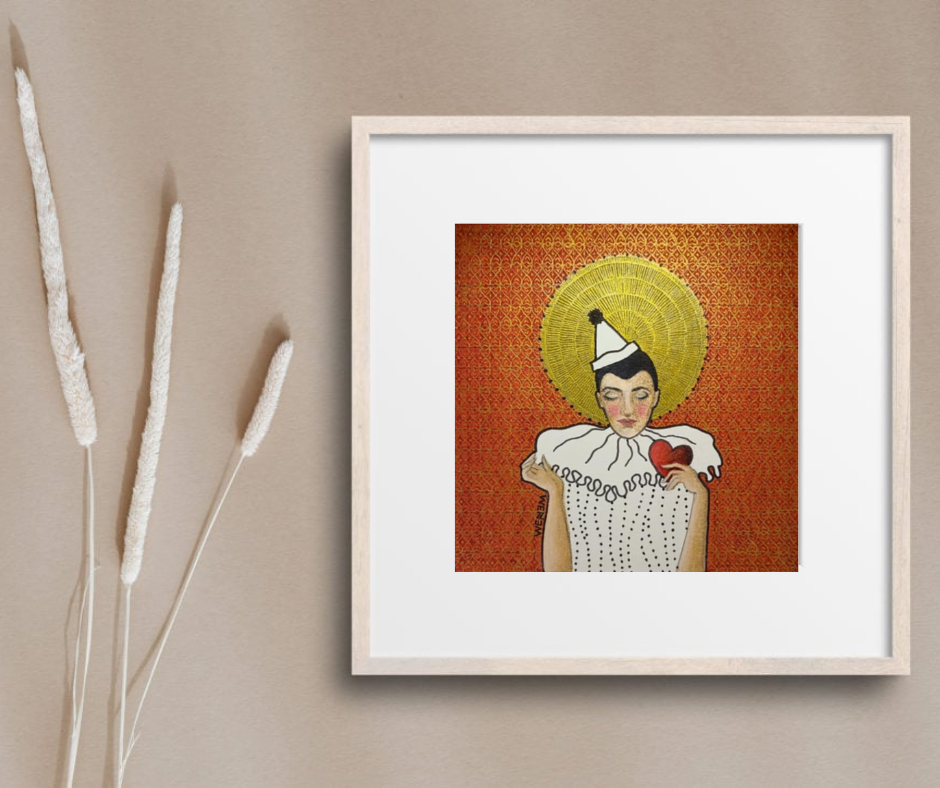 WERIEM ○ Original Art | PETIT COEUR DE PIERROT | PIERROT SERIES |