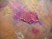 WERIEM ○ Original Art |  STORELLE | Large | Abstract Painting  | Gold | Blue | Pink | Purple | Rose Gold
