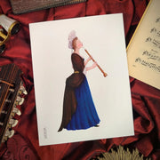 WERIEM ○ PRINT - Oboe Player | Musician | Costume Illustration | Baroque | Opera | Early Music