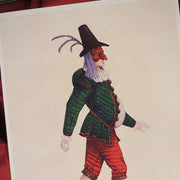 WERIEM ○ PRINT - Polichinelle | Pulcinella | Commedia dell'arte | Theater | Italian Comedy