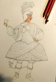 WERIEM ○ PRINT - Opera Singer | Baroque Opera | Costume | Rococo | History | Fashion 1700s