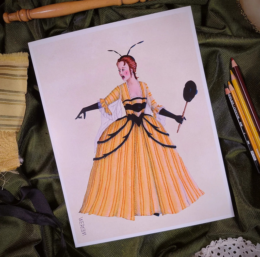 WERIEM ○ PRINT - Wasp Costume | Theater | Opera | Fashion History | Rococo | 1700s