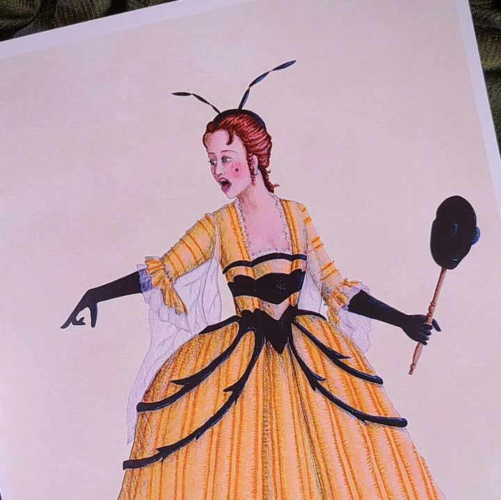 WERIEM ○ PRINT - Wasp Costume | Theater | Opera | Fashion History | Rococo | 1700s
